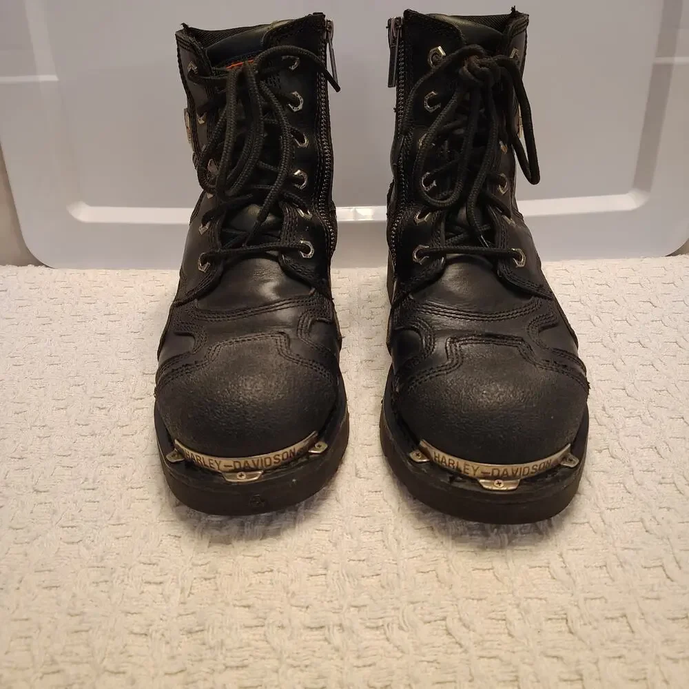 Harley Davidson Men's Stealth Motorcycle Boots Black D91642